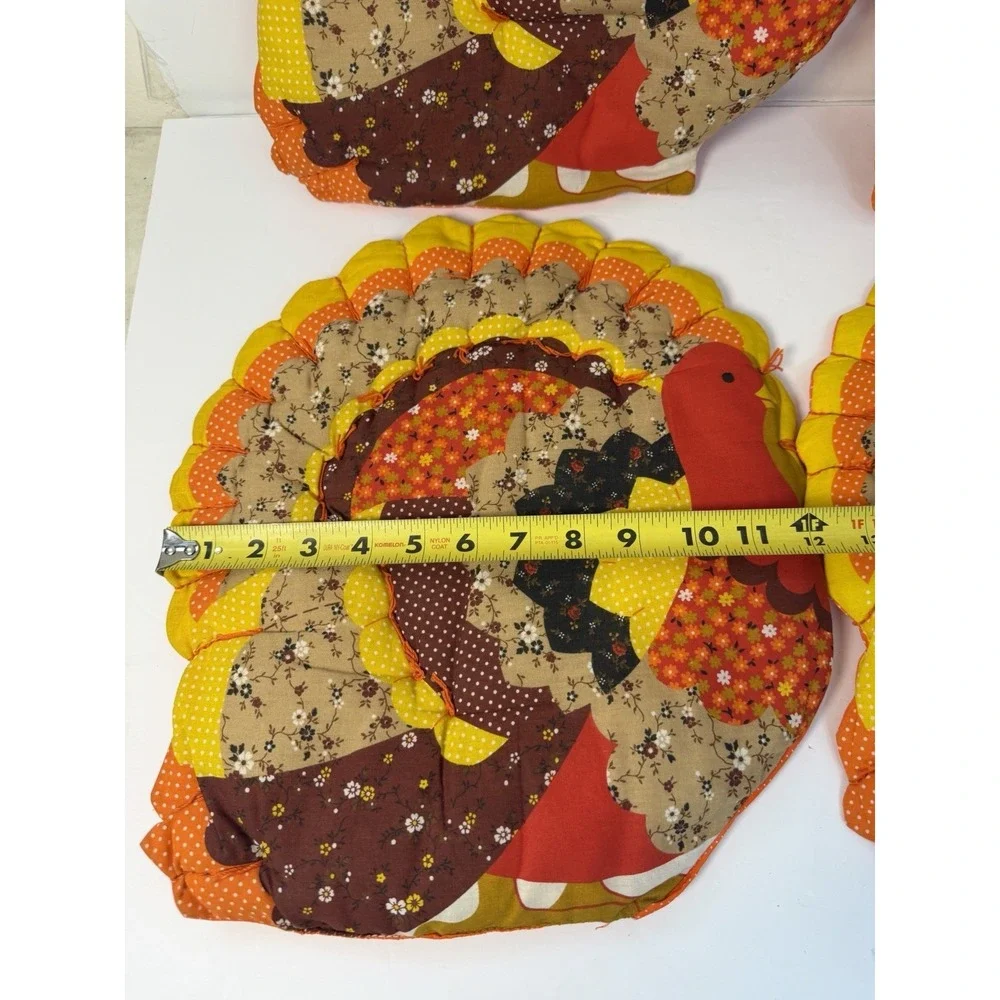 Handmade quilted turkey